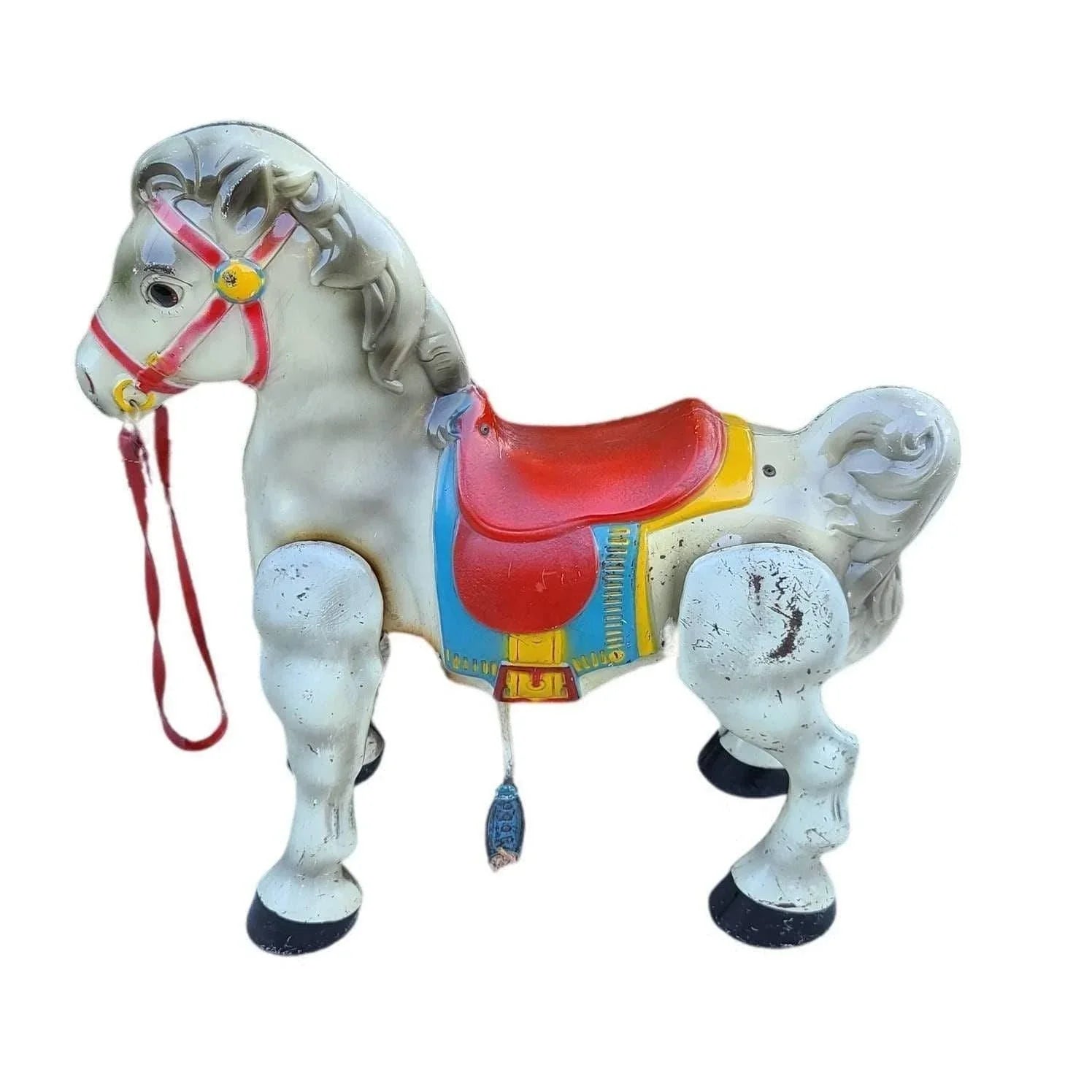 pedal horse 1950's Mobo Steel Pedal Ride On Horse Toy made in England