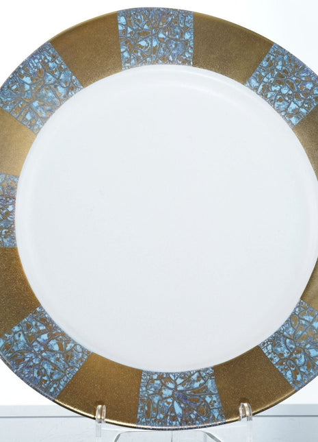 12.75" Michael Wainwright/Sandra Baccus Amalfi Venice Service plate/charger - Estate Fresh Austin