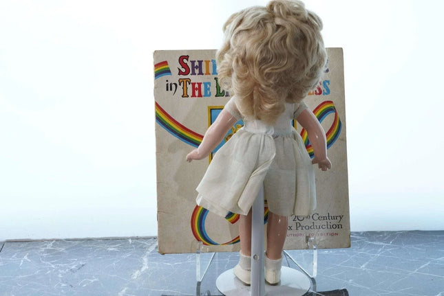 13" c1940 Shirley Temple Doll with book "The little Princess" - Estate Fresh Austin