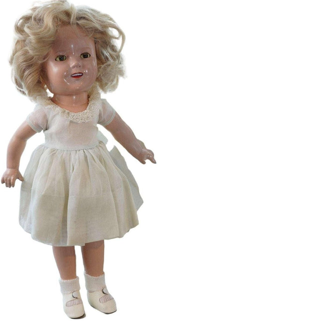 13" c1940 Shirley Temple Doll with book "The little Princess" - Estate Fresh Austin