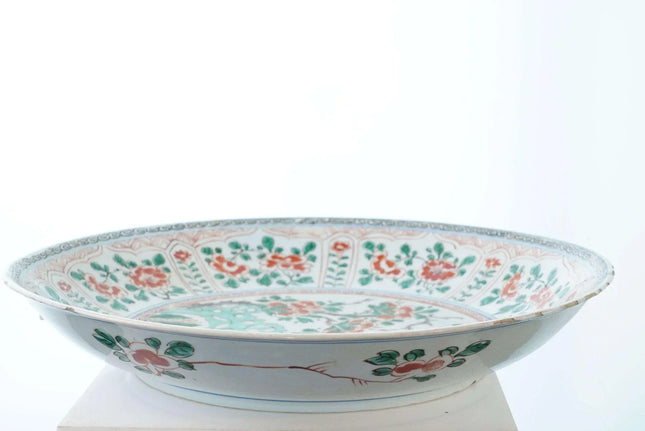 14.75" Chinese Kangxi (1661-1722) Famille Verte charger - Estate Fresh Austin