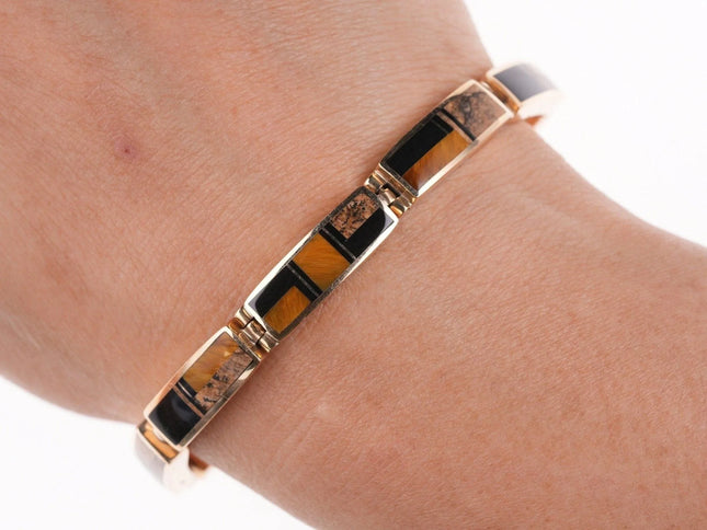 14k Supersmith "Native Earth" David Rosales Native American 14k Bracelet - Estate Fresh Austin