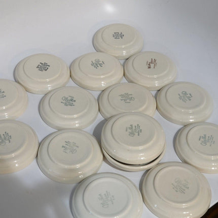 15 1950's - 1960's Restaurant China Coasters Astrup Company Walker China 4" - Estate Fresh Austin