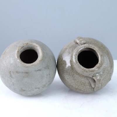 15th Century Thai Sawankhalok celadon jarlets hh - Estate Fresh Austin