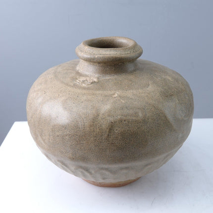 15th Century Thai Sawankhalok Kiln Celadon Jar - Estate Fresh Austin