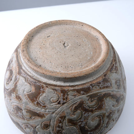 15th Century Thai Sawankhalok Kiln Condiment Jar with Lid we - Estate Fresh Austin