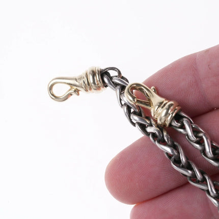 16" 6mm David Yurman 14k/Sterling Wheat Chain necklace - Estate Fresh Austin