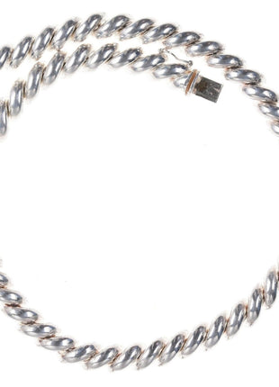 16" Retro Italian Sterling choker - Estate Fresh Austin