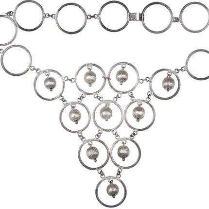 16" Vintage Mexican Sterling necklace and brooch pin - Estate Fresh Austin