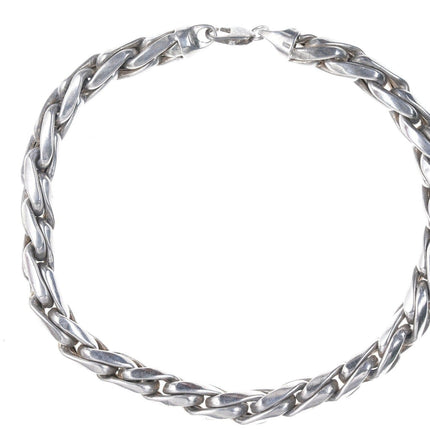 17" Chunky Italian Sterling Rope choker - Estate Fresh Austin