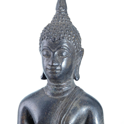 17th - 18th Century Bronze Sukhothai Buddha Statute Thai Ayutthaya Shakyamuni - Estate Fresh Austin