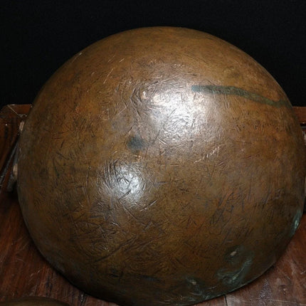 17th-18th Century Fur Trade Era Bronze Handled Graduated Kettles Wok Style Candy - Estate Fresh Austin