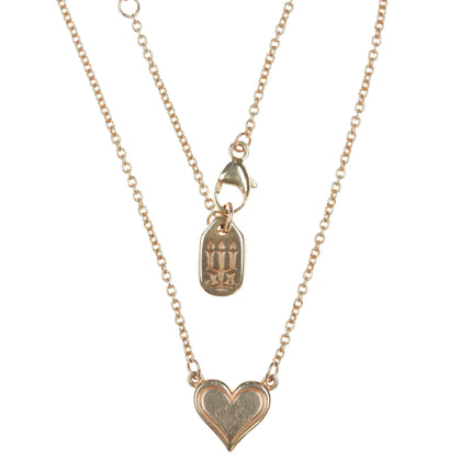 18" James Avery 14k gold Delicate heart necklace - Estate Fresh Austin