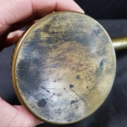 1800's Middle Eastern Brass Dallah with stick handle - Estate Fresh Austin