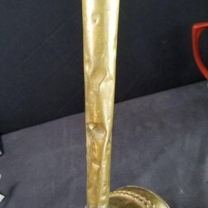 1800's Middle Eastern Brass Dallah with stick handle - Estate Fresh Austin