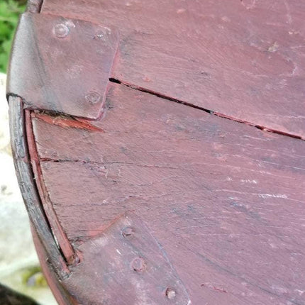 1800's Shaker Pantry Box Painted by listed Artist Betty Fischer (1931-2016) - Estate Fresh Austin