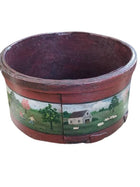 1800's Shaker Pantry Box Painted by listed Artist Betty Fischer (1931-2016) - Estate Fresh Austin