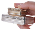1832 Thomas Shaw Georgian Silver Snuff Box and Vinaigrette - Estate Fresh Austin