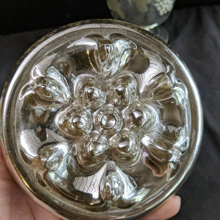 1850's Mercury glass Chalice and Curtain Tie Back - Estate Fresh Austin