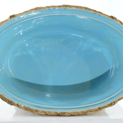 1860's Minton Majolica Game Pie Dish with lid - Estate Fresh Austin