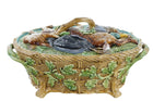 1860's Minton Majolica Game Pie Dish with lid - Estate Fresh Austin
