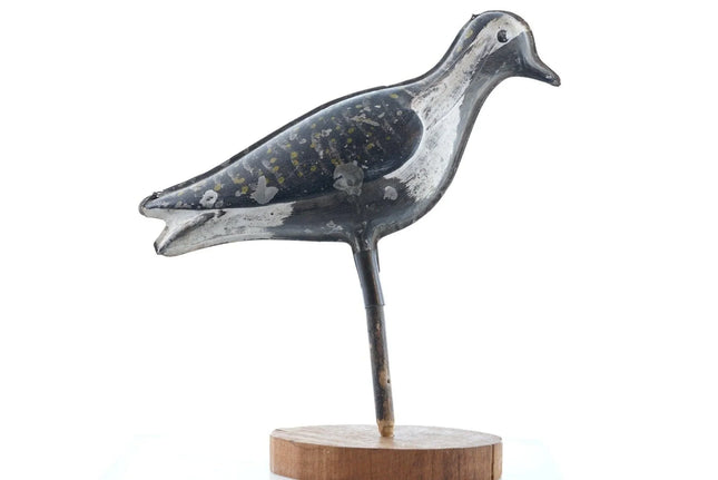 1874 Antique American Painted Tin Shorebird decoy - Estate Fresh Austin