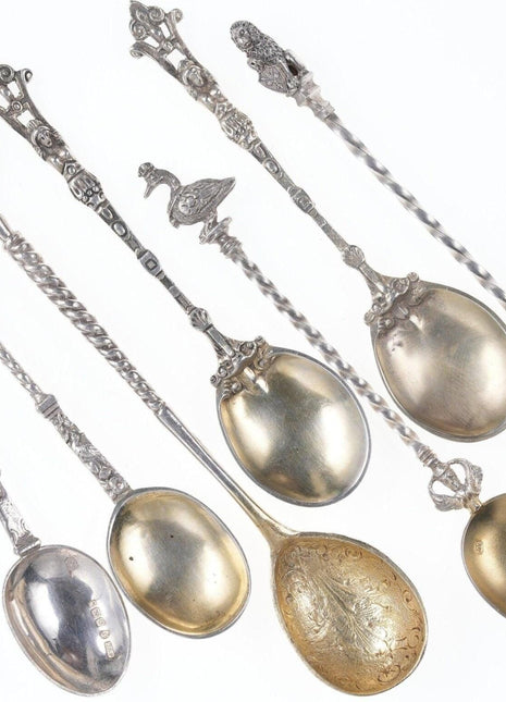 1880's Fanciest sterling spoons ever - Estate Fresh Austin