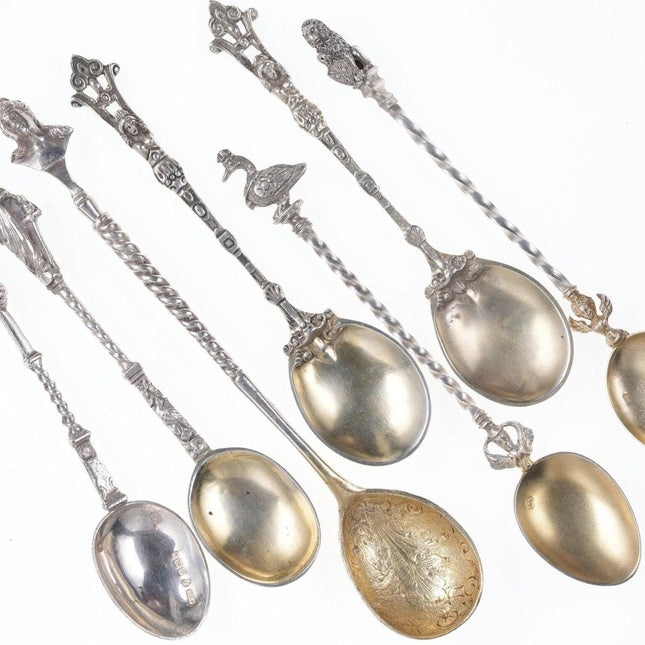 1880's Fanciest sterling spoons ever - Estate Fresh Austin