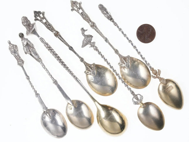 1880's Fanciest sterling spoons ever - Estate Fresh Austin