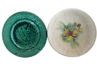 1880's Majolica Plate and shallow bowls - Estate Fresh Austin