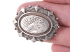 1881 Victorian Sterling brooch pin - Estate Fresh Austin