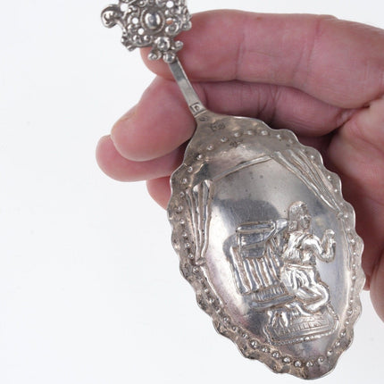 1890 Dutch sterling Tea Caddy Spoon - Estate Fresh Austin