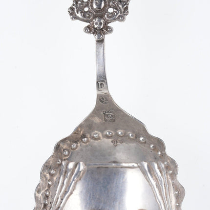 1890 Dutch sterling Tea Caddy Spoon - Estate Fresh Austin