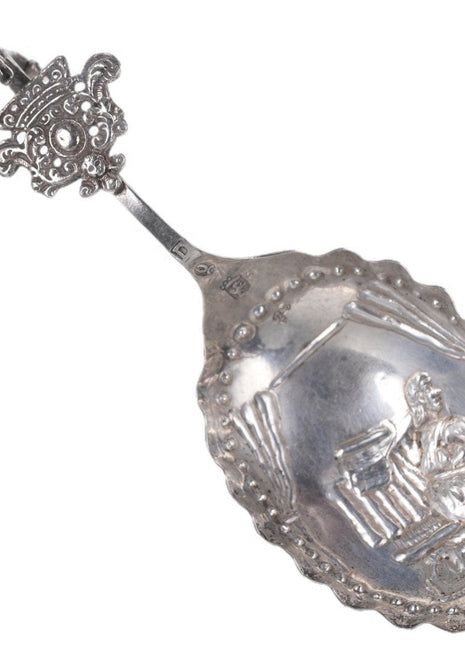 1890 Dutch sterling Tea Caddy Spoon - Estate Fresh Austin