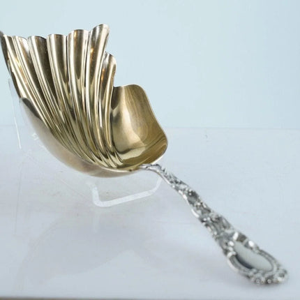 1890's Durgin Louis XV Sterling Cracker scoop with gold wash bowl - Estate Fresh Austin