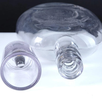 1895 Croix d'Honneur Amsterdam Whiskey Flask with Shot glass lid - Estate Fresh Austin