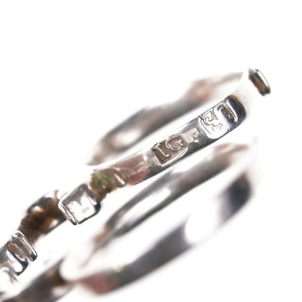 18th Century Armorial silver Sugar Nips - Estate Fresh Austin