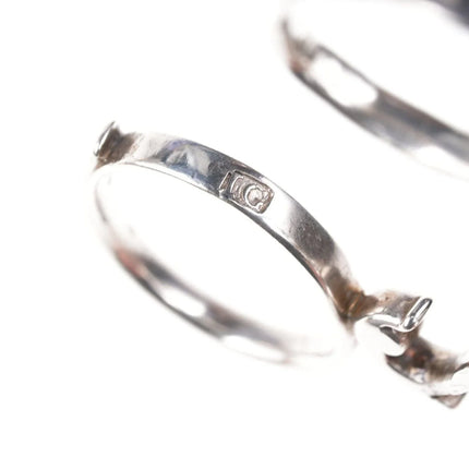 18th Century Armorial silver Sugar Nips - Estate Fresh Austin