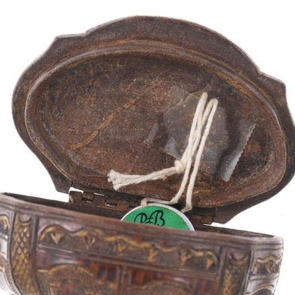 18th century English Papier Mache Snuff box - Estate Fresh Austin