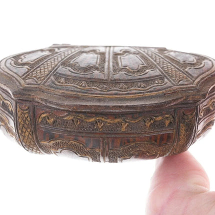 18th century English Papier Mache Snuff box - Estate Fresh Austin