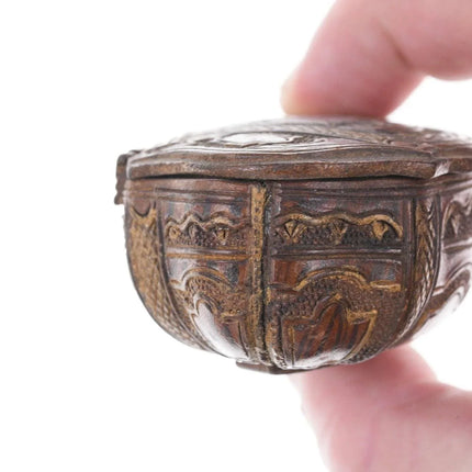 18th century English Papier Mache Snuff box - Estate Fresh Austin