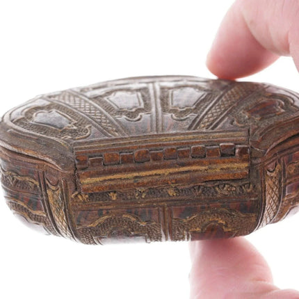 18th century English Papier Mache Snuff box - Estate Fresh Austin