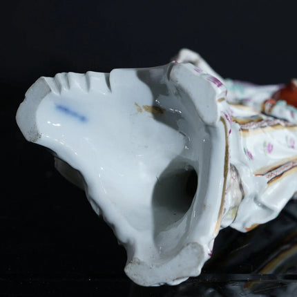 18th Century KPM Berlin Porcelain Woman with pear in hand figure - Estate Fresh Austin