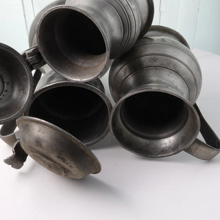 18th century Pewter Reproduction Lot Antique - Estate Fresh Austin