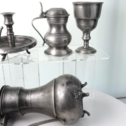 18th century Pewter Reproduction Lot Antique - Estate Fresh Austin