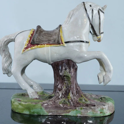 18th Century Rudolstadt Volkstedt Napoleonic Horse figure - Estate Fresh Austin