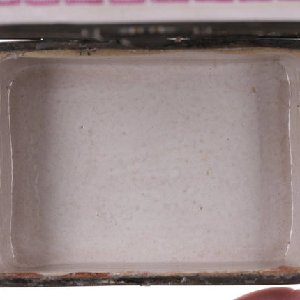 18th Century Sceaux French faience box - Estate Fresh Austin