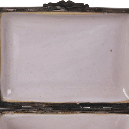 18th Century Sceaux French faience box - Estate Fresh Austin