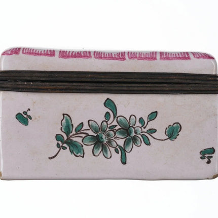 18th Century Sceaux French faience box - Estate Fresh Austin