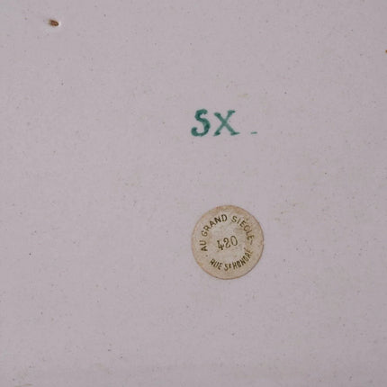 18th Century Sceaux French faience box - Estate Fresh Austin